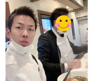 うちのトップとお食事会。