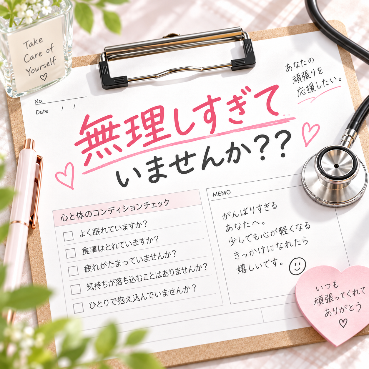 ★女の子がメンタルを病まずにお仕事を続ける為に重要なことはなんだと思いますか？