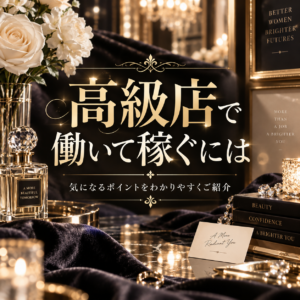 高級店で働いて稼ぐには